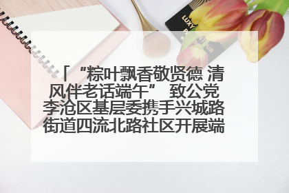 “粽叶飘香敬贤德 清风伴老话端午” 致公党李沧区基层委携手兴城路街道四流北路社区开展端午节主题活动