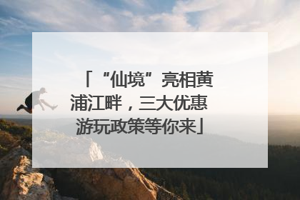 “仙境”亮相黄浦江畔，三大优惠游玩政策等你来