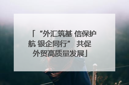 “外汇筑基 信保护航 银企同行” 共促外贸高质量发展