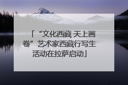 “文化西藏 天上画卷”艺术家西藏行写生活动在拉萨启动