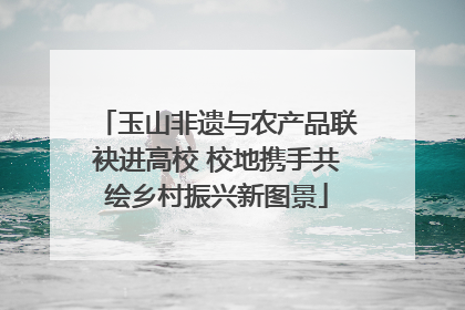 玉山非遗与农产品联袂进高校 校地携手共绘乡村振兴新图景