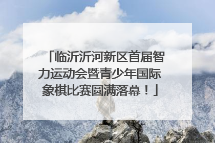 临沂沂河新区首届智力运动会暨青少年国际象棋比赛圆满落幕！