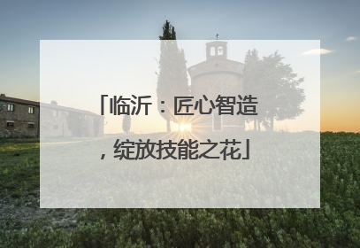 临沂：匠心智造，绽放技能之花