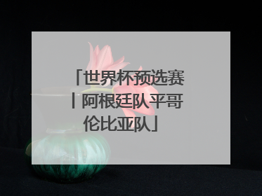 世界杯预选赛丨阿根廷队平哥伦比亚队