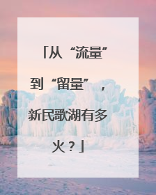 从“流量”到“留量”，新民歌湖有多火？