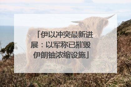 伊以冲突最新进展：以军称已摧毁伊朗铀浓缩设施