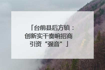台前县后方镇：创新实干奏响招商引资“强音”