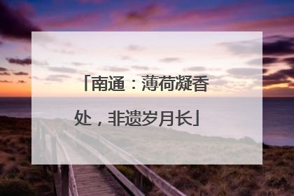 南通：薄荷凝香处，非遗岁月长