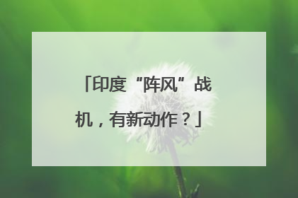 印度“阵风”战机，有新动作？