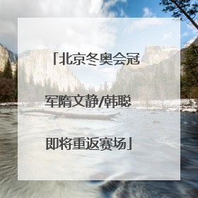 北京冬奥会冠军隋文静/韩聪即将重返赛场