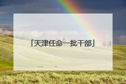 天津任命一批干部