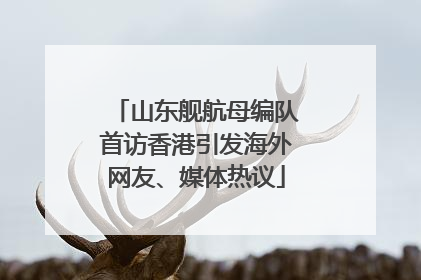 山东舰航母编队首访香港引发海外网友、媒体热议