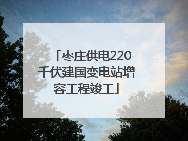 枣庄供电220千伏建国变电站增容工程竣工