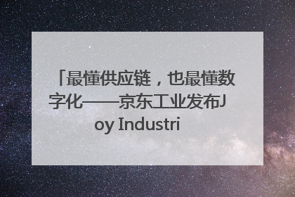 最懂供应链，也最懂数字化——京东工业发布Joy Industrial 重塑工业未来