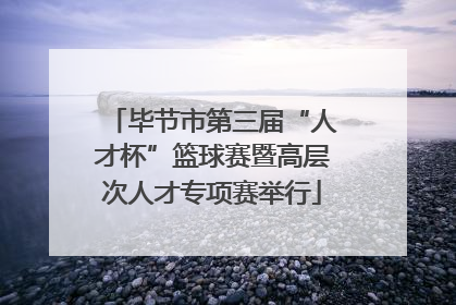 毕节市第三届“人才杯”篮球赛暨高层次人才专项赛举行