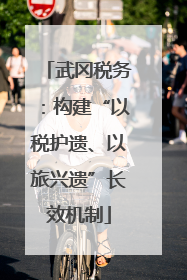 武冈税务：构建“以税护遗、以旅兴遗”长效机制
