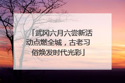 武冈六月六尝新活动点燃全城，古老习俗焕发时代光彩