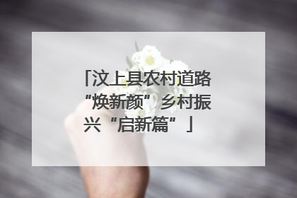 汶上县农村道路“焕新颜”乡村振兴“启新篇”