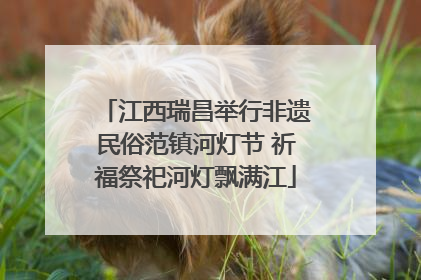 江西瑞昌举行非遗民俗范镇河灯节 祈福祭祀河灯飘满江