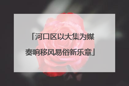 河口区以大集为媒 奏响移风易俗新乐章