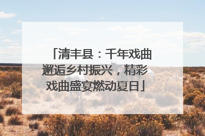 清丰县：千年戏曲邂逅乡村振兴，精彩戏曲盛宴燃动夏日