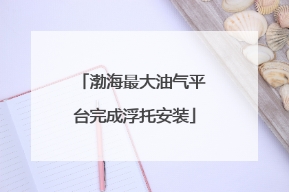渤海最大油气平台完成浮托安装