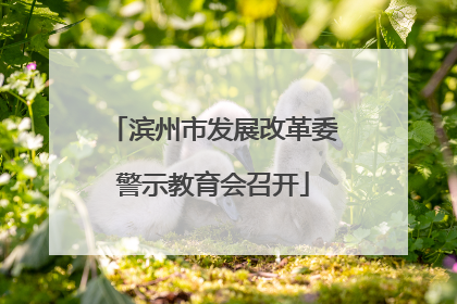 滨州市发展改革委警示教育会召开