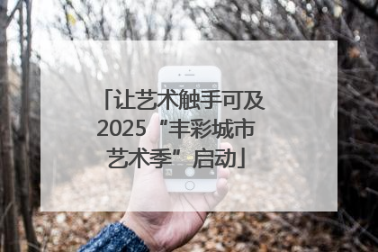 让艺术触手可及 2025“丰彩城市艺术季”启动