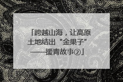 跨越山海，让高原土地结出“金果子”——援青故事②