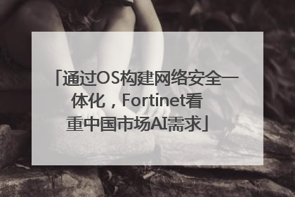 通过OS构建网络安全一体化，Fortinet看重中国市场AI需求