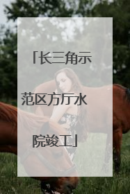 长三角示范区方厅水院竣工