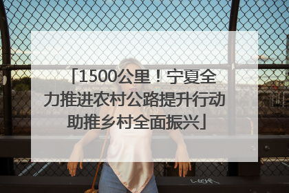 1500公里！宁夏全力推进农村公路提升行动 助推乡村全面振兴