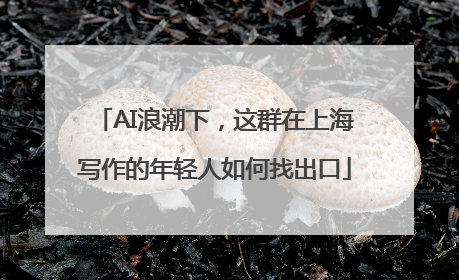 AI浪潮下，这群在上海写作的年轻人如何找出口